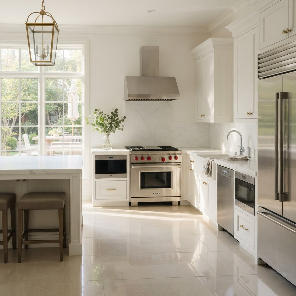 A spotlessly clean Richmond kitchen — the result of a Sterling Cleaning Crew visit